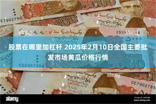 股票在哪里加杠杆 2025年2月10日全国主要批发市场黄瓜价格行情